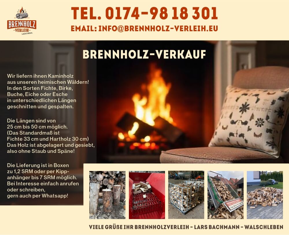 Brennholz Verleih Walschleben